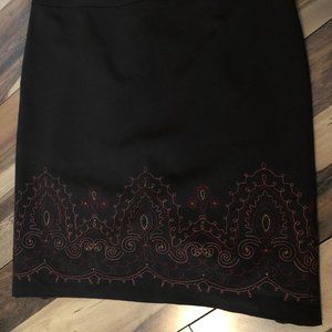 Ann Taylor Loft Chocolate Brown Pencil Skirt